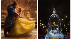 美女與野獸,迪士尼,金飾,玫瑰花,周大福／廠商提供
