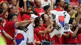 ▲韓國隊到中國湖南長沙比賽，現場只有250名韓國球迷。（資料照／美聯社／達志影像）