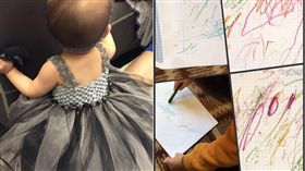 小周周,抽象畫,抽象藝術,Hathaway,周杰倫,昆凌,塗鴉/臉書