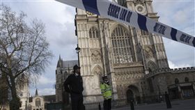 英國國會大廈遭攻擊、恐攻／（圖／美聯社／達志影像）