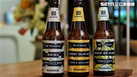 啤酒業者推出期間限定花草系啤酒。（圖／業者提供）