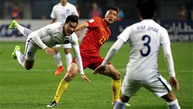 中國于大寶進球（圖／路透社／達志影像）