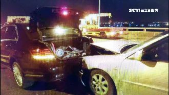 變換車道害追撞　國五5車連環撞4傷