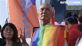 同婚釋憲辯論庭,憲法法庭,同性戀,祁家威 圖／記者林敬旻攝