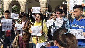 同婚釋憲　挺同學生
圖／記者潘千詩攝影