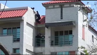 智取抓詐騙！警裝工程員搭雲梯車攻堅