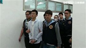 竹聯幫和堂和興會葛姓幹部，因伏殺同幫雷堂堂主而聲名大噪，今年一月還率眾追砍駐唱歌手，昨天遭警方循線逮獲（翻攝畫面）