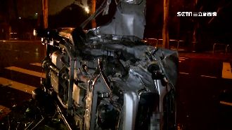 睡眠不足硬赴約　男子恍神自撞電線桿