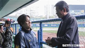 兄弟象投手陳鴻文,郭泰源 圖／記者林敬旻攝