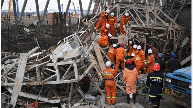 廣州發電廠坍塌　屍橫遍野已致9死