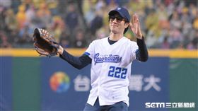 王力宏擔任中華職棒開幕戰開球嘉賓 圖／記者林敬旻攝