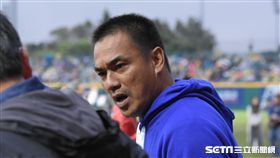 中華職棒28年開幕戰,富邦悍將,中信兄弟,陳金鋒 圖／記者林敬旻攝