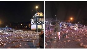 英國舞蹈學校爆炸(圖/
翻攝自BBC)
