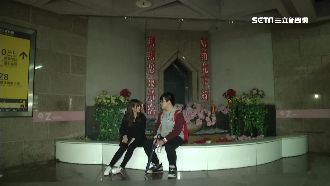 地下街驚見告別式？裝置藝術毛毛的