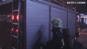 發生火災時　火場避難原則保性命！