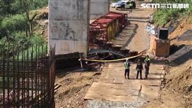基隆月眉路工程鷹架倒塌　工人墜落1死2傷