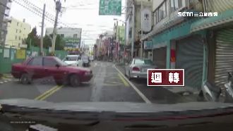 就是迴轉不了！三寶駕駛嚕7次才成功