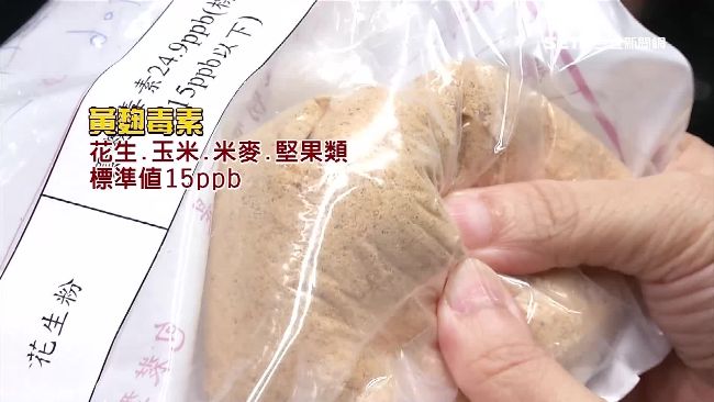 近三年首見！北市花生粉黃麴毒素超量