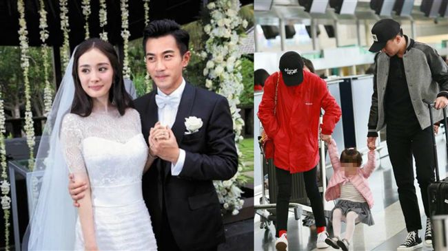 劉愷威攜女送機　楊冪夫婦當人肉鞦韆
