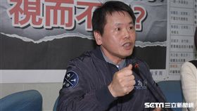 立法院國民黨團召開「一例一休亂象 視而不見記者會」,國民黨立委林為洲 圖／記者林敬旻攝	