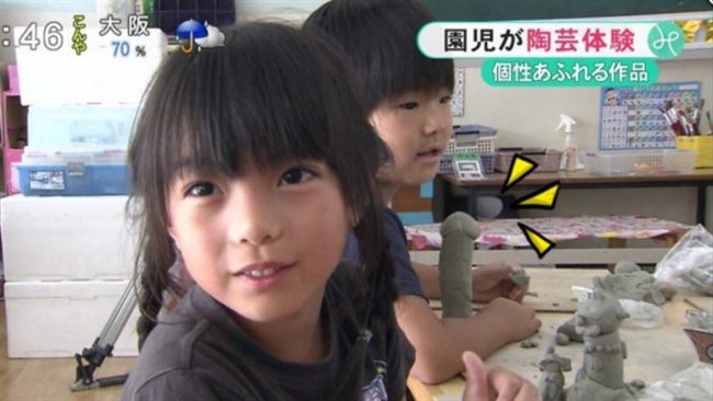 男孩陶藝課捏出「巨根」　網友全驚呆