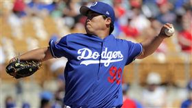 ▲韓國左投柳賢振春訓表現不錯。（圖／美聯社／達志影像）