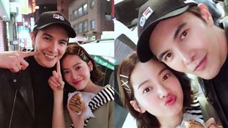 一飛合體！謝佳見探班曾之喬甜蜜蜜❤