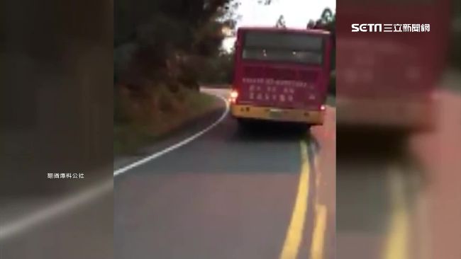 客運仰德大道逆向狂飆　猛按喇叭逼車