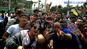 ▲Marion在中興大學與球迷開心互動。（圖／記者林辰彥攝影）