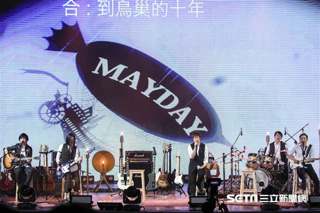 五月天成軍20周年《7號公園第一天》演唱會　圖／記者林敬旻攝