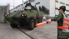 世大運災防演習　國防部出動雲豹甲車　軍聞社提供