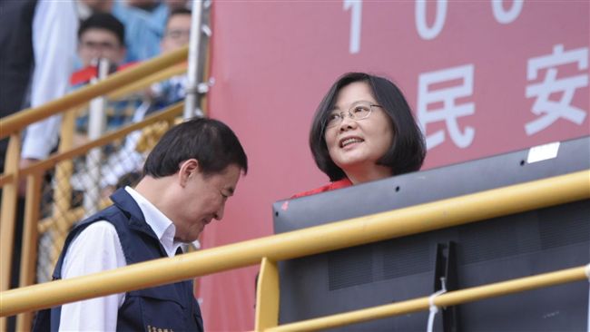 遇恐怖分子講台語　蔡英文也笑了