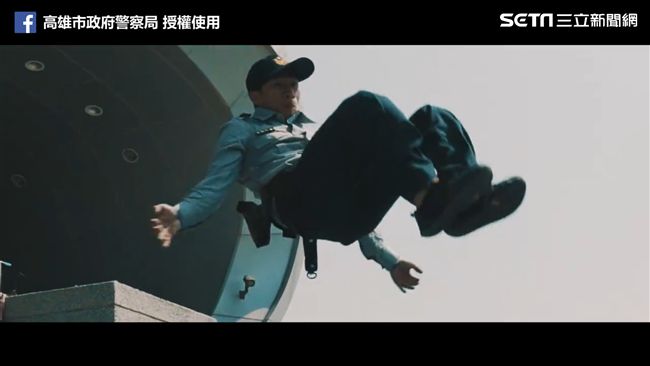 警匪追逐跑酷上演　畫面媲美好萊塢