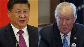 習近平,川普（合成圖／美聯社／達志影像