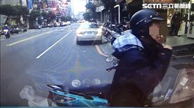 王男趁四下無人竊取貨車內的黑色包包，警方透過行車紀錄器發現行竊過程，循線追查卻發現他已入監服刑（翻攝畫面）