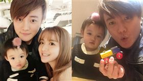 阿沁、花花、長女小花苞　翻攝自花花臉書