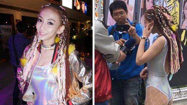 劉喬安當DJ　穿緊身高衩秀美腿翹臀
