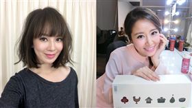 Melody、林心如。（合成圖／翻攝自Melody、林心如臉書）