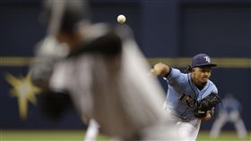 ▲Chris Archer拿到美國大聯盟今年的第一場比賽勝投。（圖／美聯社／達志影像）
