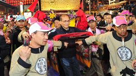 林全出席大甲媽回鑾儀式。（行政院提供）