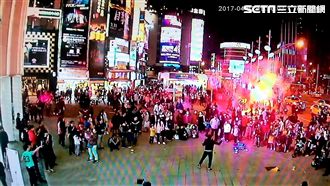 屁孩西門町大亂鬥　誤傳獨派燒捷運站