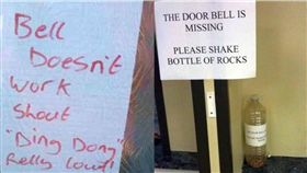 英國,郵差,快遞,包裹,門鈴,簽收　圖／翻攝自每日郵報