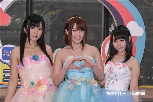 AV女優團體Ｔ♡Project成員波多野結衣、大槻響、佳苗琉花接受《三立新聞網》獨家專訪　圖／記者林敬旻攝影