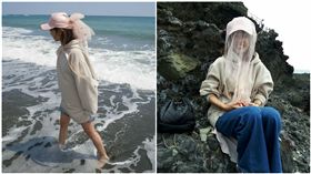 蔡依林粉色浮誇帽　圖／翻攝自蔡依林臉書