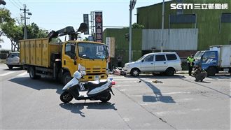 疑車速過快釀禍　騎士撞清潔車彈飛亡