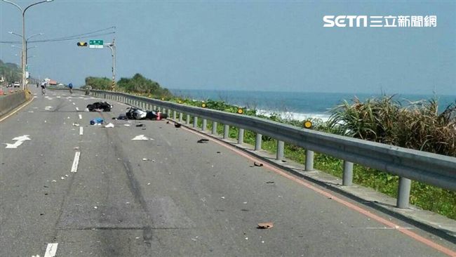 疑超車不慎　男大生北海岸撞死2姊妹
