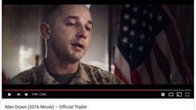 電影男人倒下（圖／翻自Man Down YouTube）