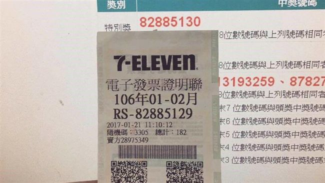 差1號就中千萬　這張發票讓他捶心肝