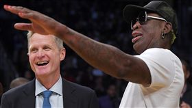 Steve Kerr與Dennis Rodman（ap）