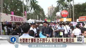 科技業招兵無上限　台塑徵才不到千人